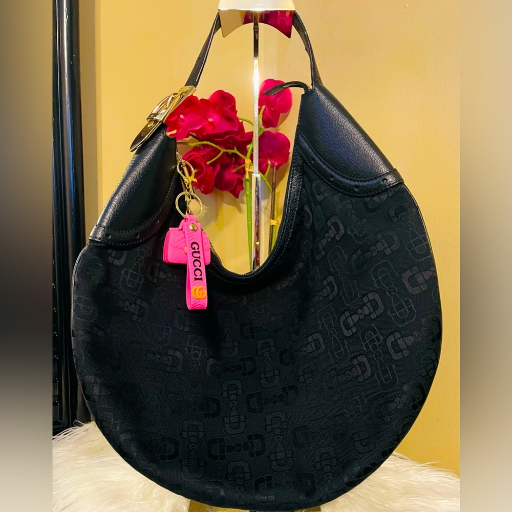 Gucci Black Hobo Shoulder Bag